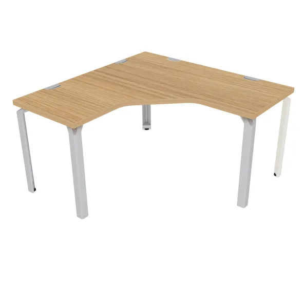 Bureau compact 90° symétrique Epure - l. 140 x pr. 60 cm