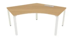 Bureau compact 120° symétrique Epure - l. 120 x pr. 80 cm - top access