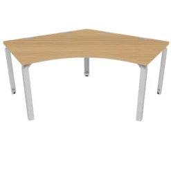 Bureau compact 120° symétrique Epure - l. 120 x pr. 80 cm