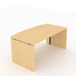 Bureau courbe Amphitéo - l. 160 x pr. 80-90 cm