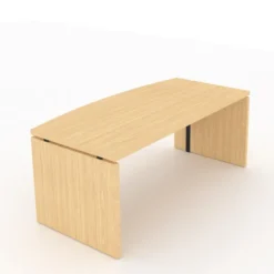 Bureau courbe Amphitéo - l. 180 x pr. 80-90 cm