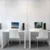Bureau d'accueil Solo - l. 120 x h. 74 x pr. 80 cm