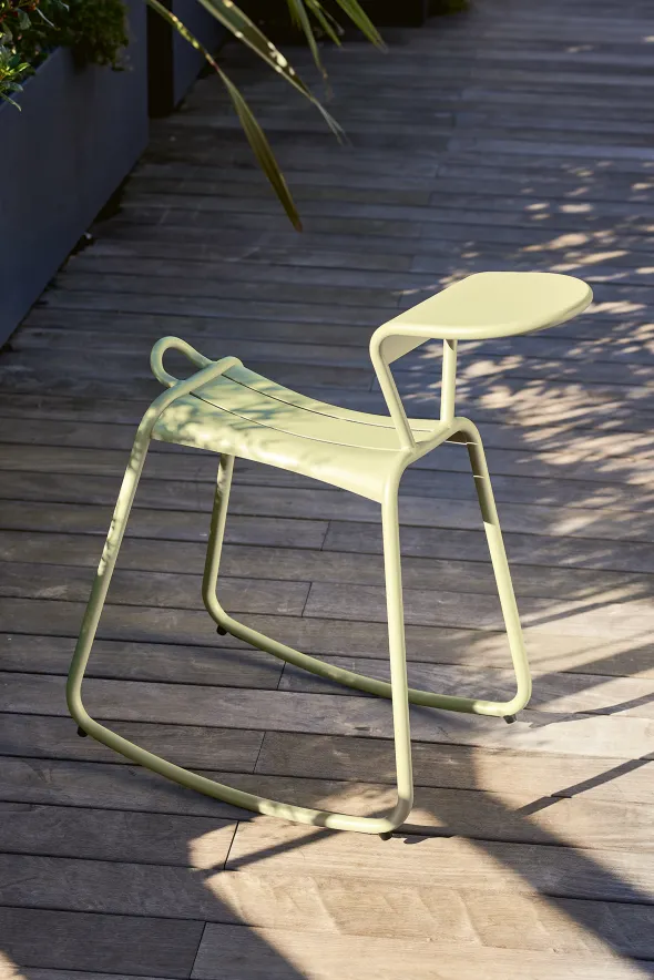 Bureau d'appoint à bascule Adadesk - aluminium