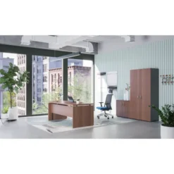 Bureau droit Amphitéo - l. 160 x pr. 80 cm