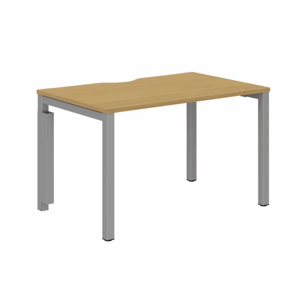 Bureau droit Arial - l. 120 x pr. 80 cm