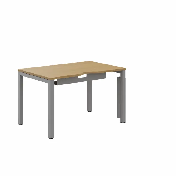 Bureau droit Arial - l. 120 x pr. 80 cm