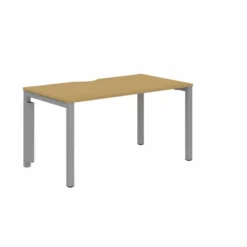 Bureau droit Arial - l. 140 x pr. 80 cm