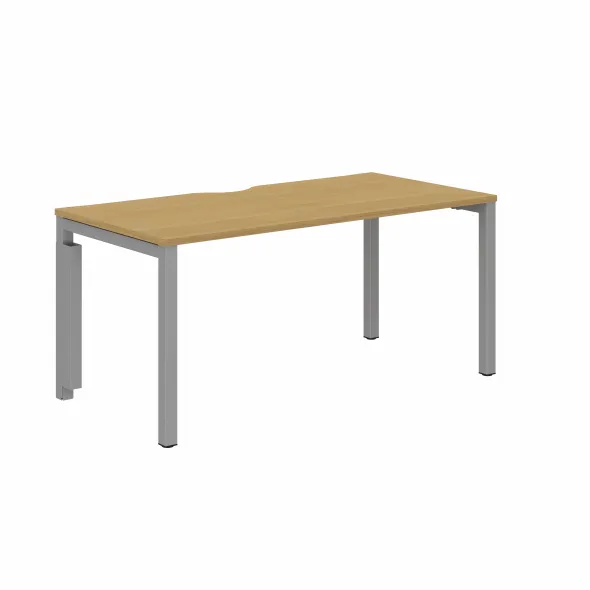 Bureau droit Arial - l. 160 x pr. 80 cm