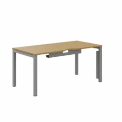 Bureau droit Arial - l. 160 x pr. 80 cm