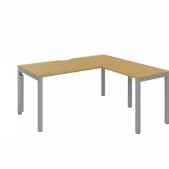 Bureau droit Arial - l. 160 x pr. 80 cm + retour 80 x 60 cm