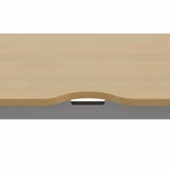 Bureau droit Arial - l. 180 x pr. 80 cm + retour 80 x 60 cm