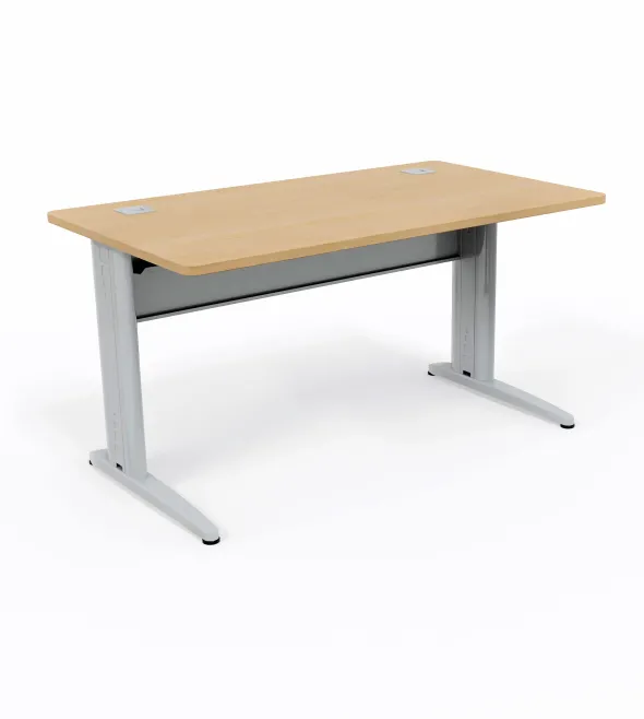 Bureau droit Corial - l. 140 x pr. 80 cm