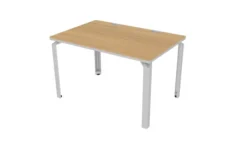 Bureau droit Epure - l. 120 x pr. 80 cm - chant bicolore