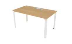 Bureau droit Epure - l. 140 x pr. 80 cm - top access