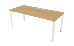 Bureau droit Epure - l. 180 x pr. 80 cm - top access