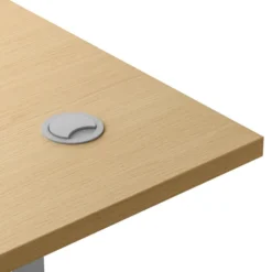 Bureau droit Ergo Up - l. 160 x pr. 80 cm - avec 2 obturateurs - réglage en hauteur électrique