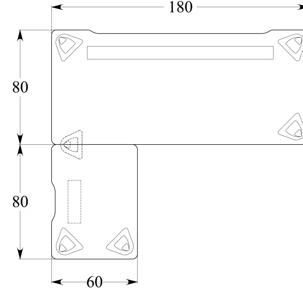 Bureau droit Evidence - l. 180 x pr. 80 cm + retour l. 80 x pr. 60 cm