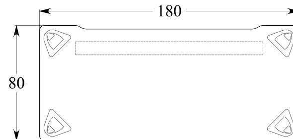 Bureau droit Evidence - l. 180 x pr. 80 cm - délai court