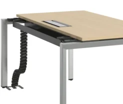 Bureau droit FrameOne II - l. 200 x pr. 80 cm - top access - piétement arche