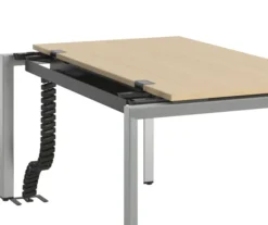 Bureau droit FrameOne II - l. 160 x pr. 80 cm - piétement arche