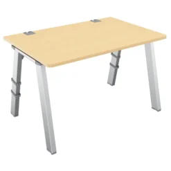 Bureau droit Fusion - l. 120 x pr. 80 cm - 4 pieds