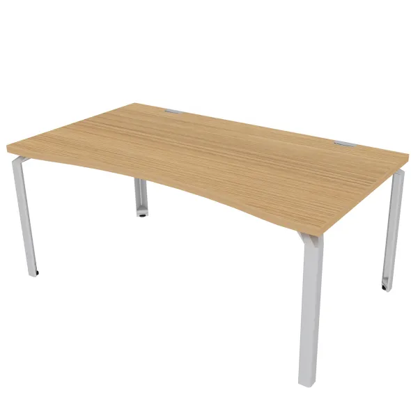 Bureau ergonomique droit Epure - l. 180 x pr. 100 cm