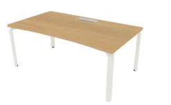 Bureau ergonomique droit Epure - l. 180 x pr. 100 cm - top access