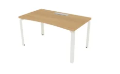 Bureau ergonomique droit Epure - l. 140 x pr. 80 cm - top access