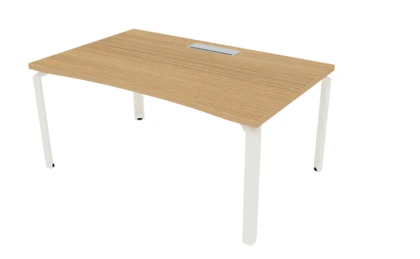 Bureau ergonomique droit Epure - l. 160 x pr. 100 cm - top access
