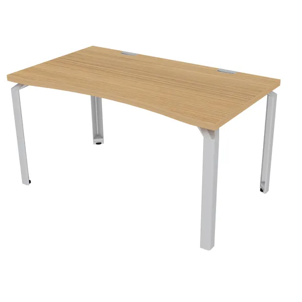 Bureau ergonomique droit Epure - l. 140 x pr. 80 cm
