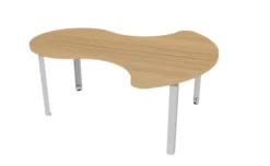 Bureau ergonomique spiral Epure - l. 185 x pr. 150 cm