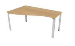 Bureau ergonomique vague Epure - l. 160 x l. 100 x pr. 60 cm