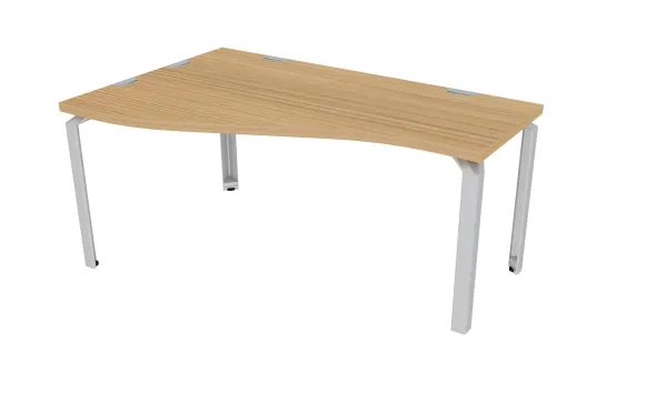 Bureau ergonomique vague Epure - l. 160 x l. 100 x pr. 60 cm