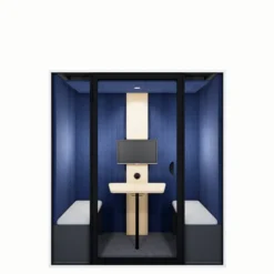 Cabine acoustique Cocon - 2 personnes - 1 écran