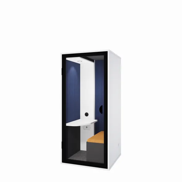 Cabine acoustique individuelle Cocon - avec assise -