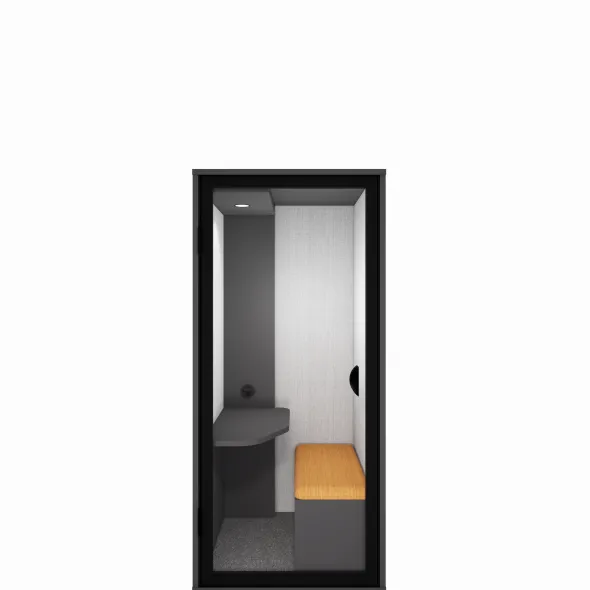 Cabine acoustique individuelle Cocon - avec assise -