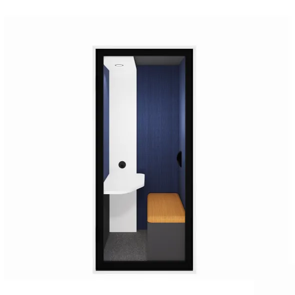 Cabine acoustique individuelle Cocon - avec assise -