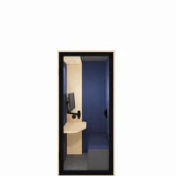 Cabine acoustique individuelle Cocon - avec assise - 1 écran