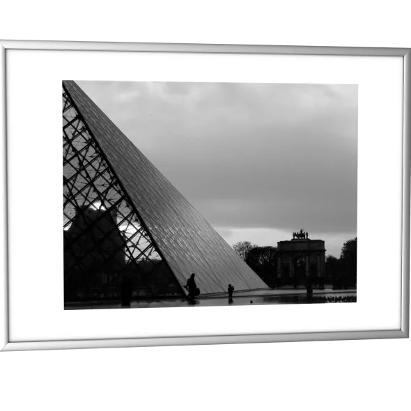 Cadre de décoration A3 - aluminium anodisé - lot de 6