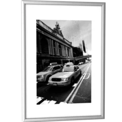 Cadre de décoration A4 - aluminium anodisé - lot de 12
