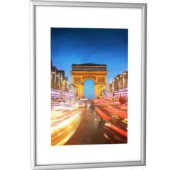 Cadre de décoration A4 - aluminium anodisé - lot de 12