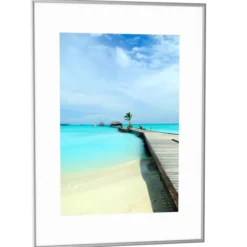 Cadre de décoration - 50 x 70 cm - aluminium anodisé - lot de 6