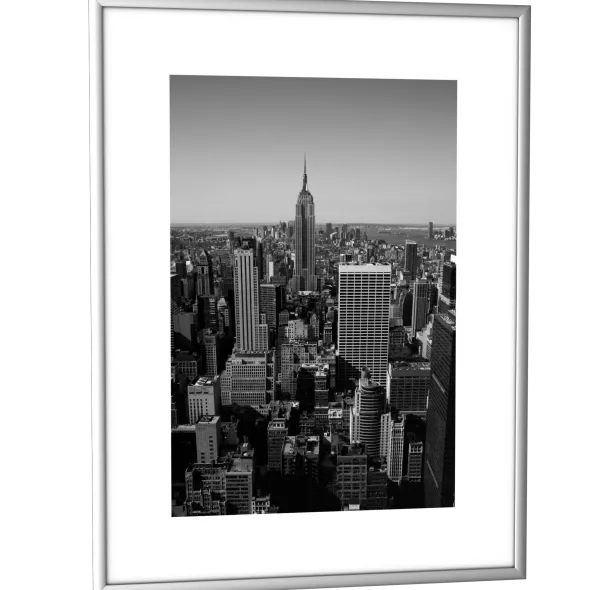 Cadre de décoration - 30 x 40 cm - aluminium anodisé - lot de 6