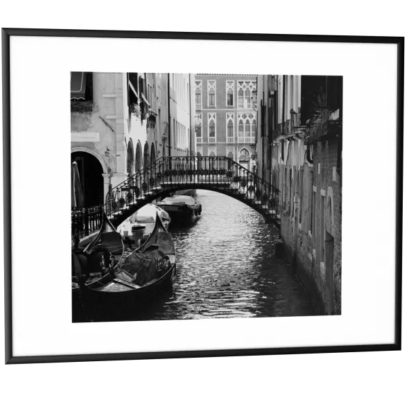 Cadre de décoration - 40 x 50 cm - noir - lot de 6