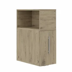 Caisson hauteur bureau Arial - 1 tiroir + niche - pr. 80 cm