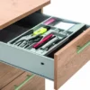 Caisson hauteur bureau Majesty - 2 tiroirs plats + 1 tiroir dossiers suspendus - pr. 60 cm