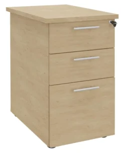 Caisson hauteur bureau Majesty - 2 tiroirs plats + 1 tiroir dossiers suspendus - pr. 60 cm