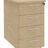 Caisson hauteur bureau Majesty - 4 tiroirs plats pr. 60 cm