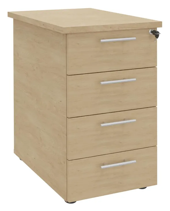 Caisson hauteur bureau Majesty - 4 tiroirs plats pr. 60 cm