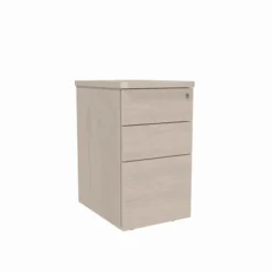 Caisson hauteur bureau mélaminé Evidence - 2 tiroirs plats + 1 tiroir dossiers suspendus - pr. 60 cm